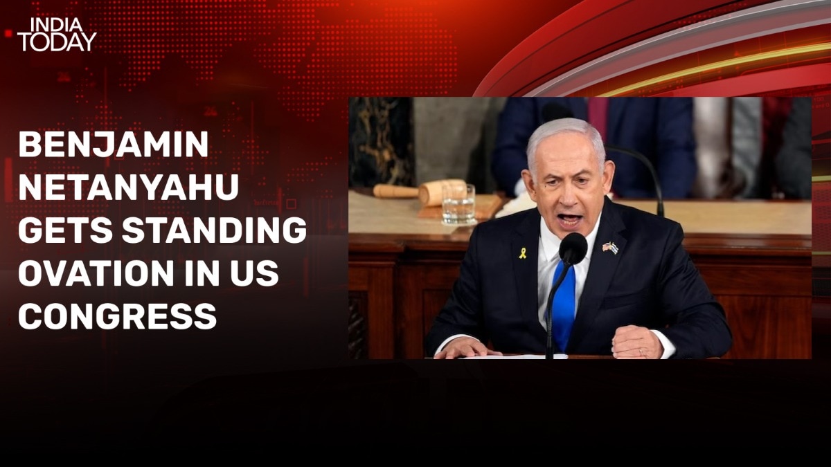 Watch: Netanyahu slams pro-Gaza protesters, gets standing ovation in US Congress