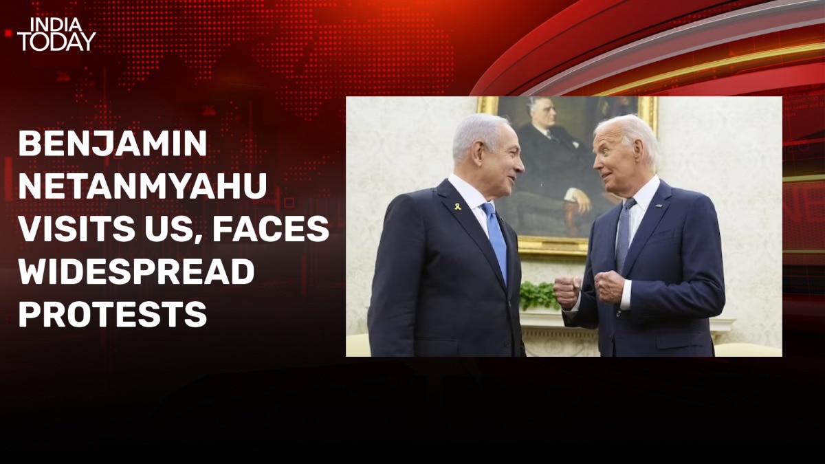 Benjamin Netanyahu visits US, faces protests; Joe Biden pulls out of presidential race