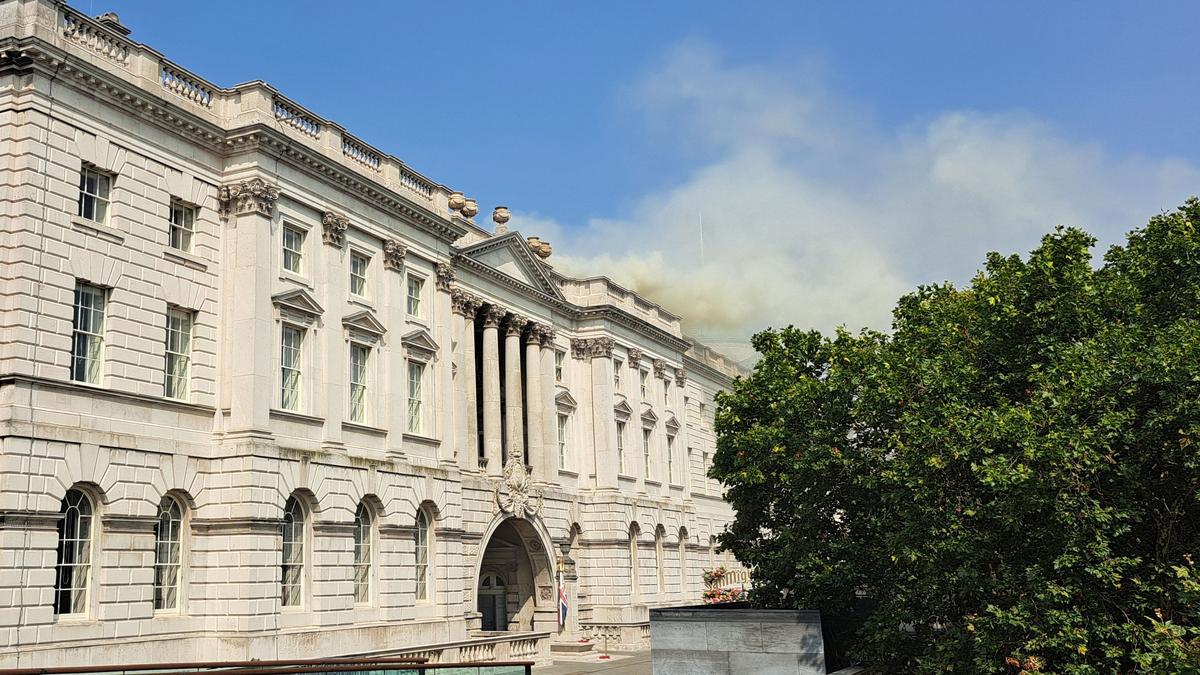 Fire breaks out at London’s Somerset House, home to priceless works by Van Gogh, Cezanne