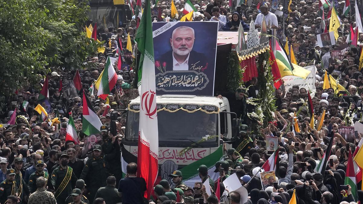 Calls for revenge echo at Haniyeh’s funeral; Tehran vows ‘punishment’