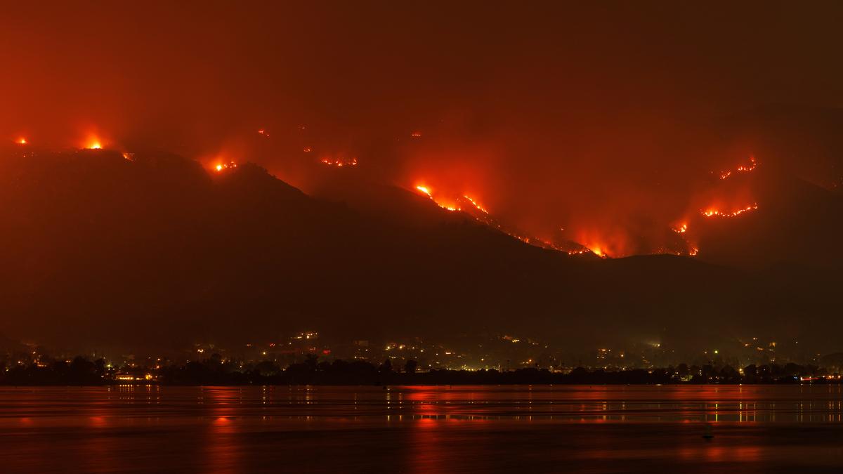 Wildfires burn out of control in Southern California