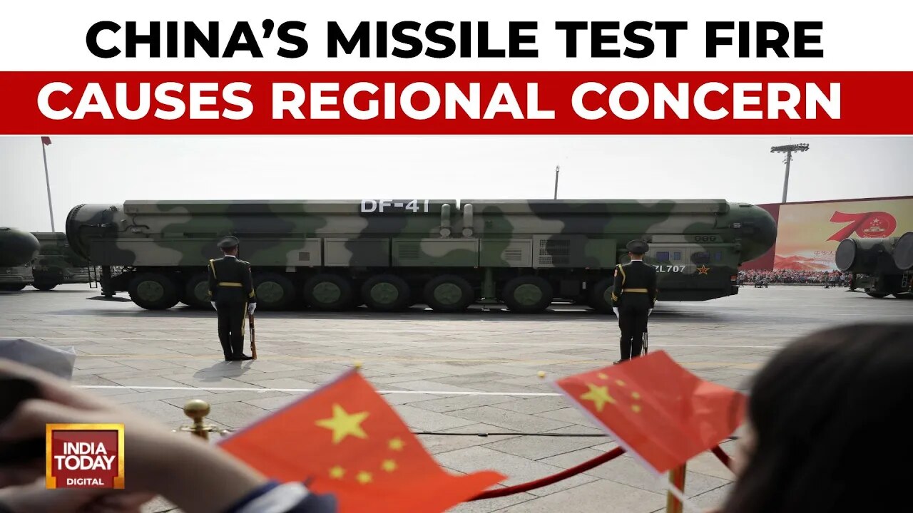 China's missile test heightens regional security unease