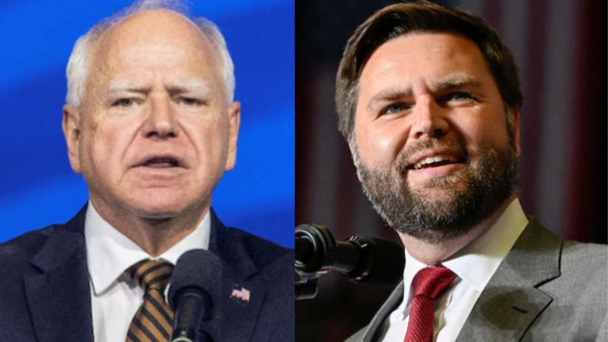 US presidential election 2024: Tim Walz more popular than JD Vance ahead of vice presidential debate: Polls