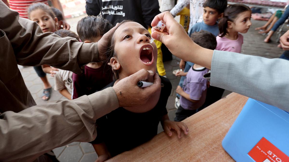 Gaza polio campaign starts well, WHO says, despite Israeli strikes