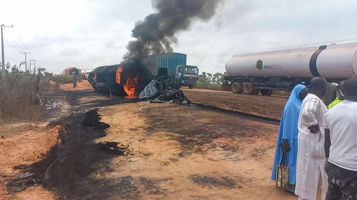 Nigeria gasoline tanker explosion: At least 90 people killed and 50 others injured, say police