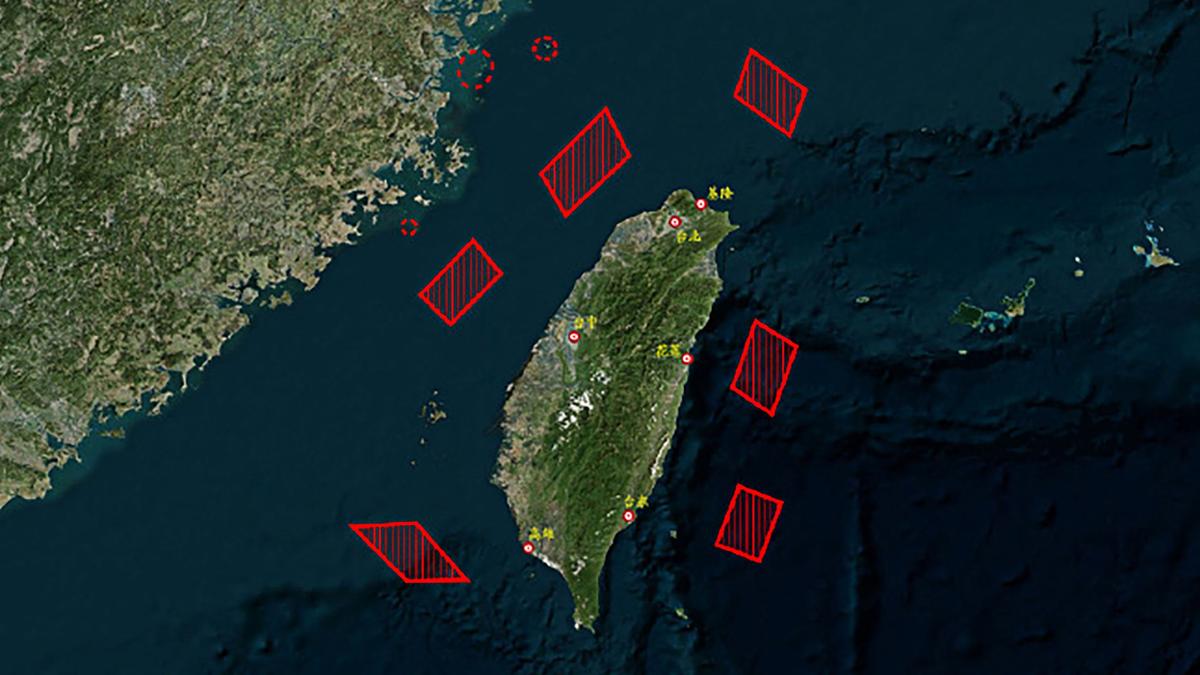 China holds large naval, air force exercises surrounding Taiwan and its outlying islands