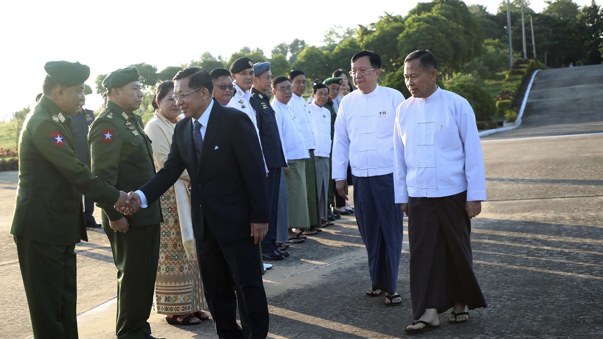 Head of Myanmar's military government Gen. Min Aung Hlaing visits China for first time since taking power