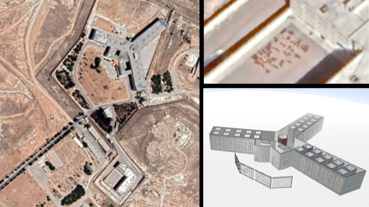 Syria slaughterhouse prison - In 3D model, satellite images: A complete picture of Syria's ‘slaughterhouse’